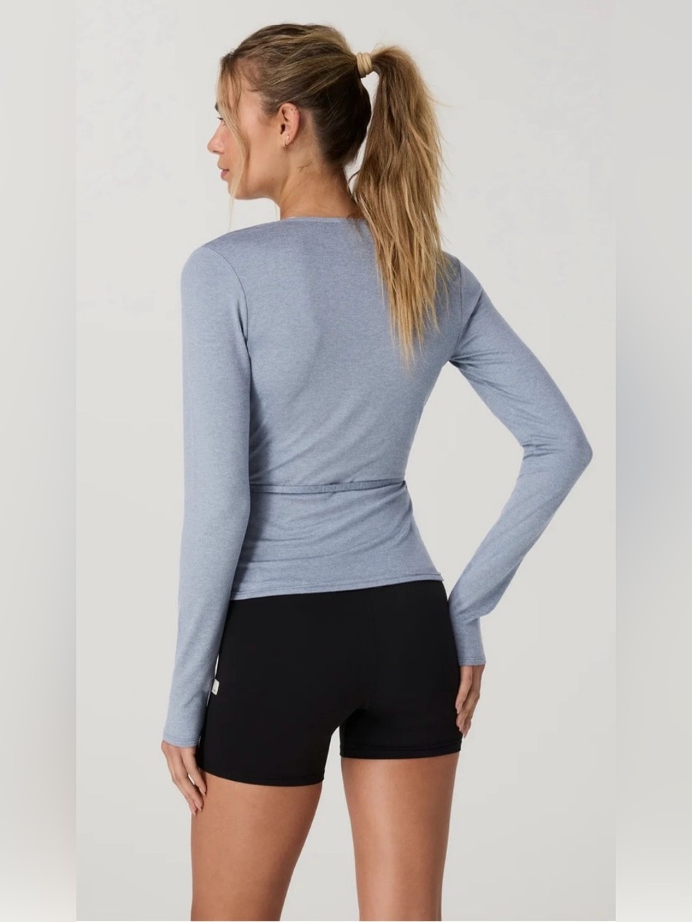 NWT Vuori Halo Long Sleeve Wrap Top, size XL - Picture 4 of 9